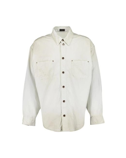 Balenciaga White Casual Shirts for men
