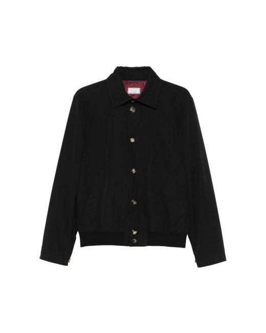 Brunello Cucinelli Men's Black Light Jackets