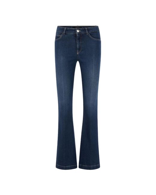 Marc Cain Blue Bootcut Jeans