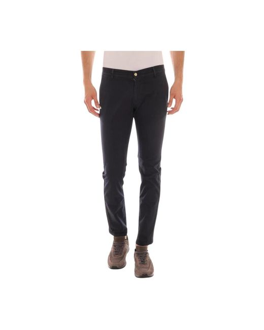Daniele Alessandrini Blue Chinos for men