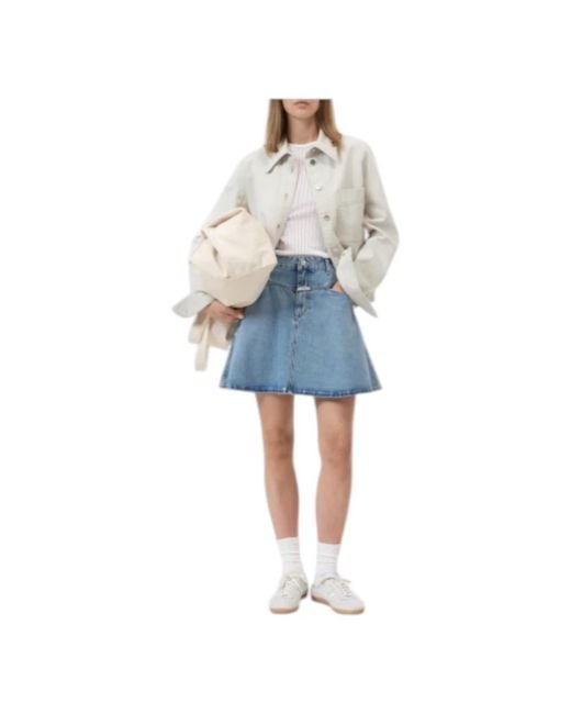 Closed Blue Denim Skirts