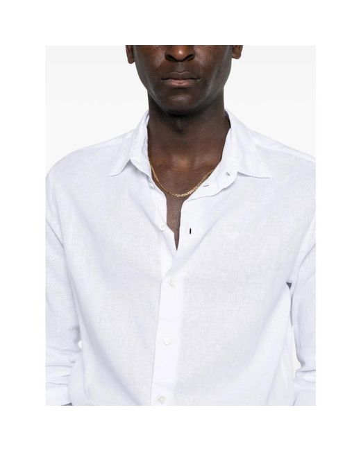 Emporio Armani White Casual Shirts for men