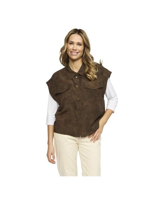 2-Biz Brown Shirts
