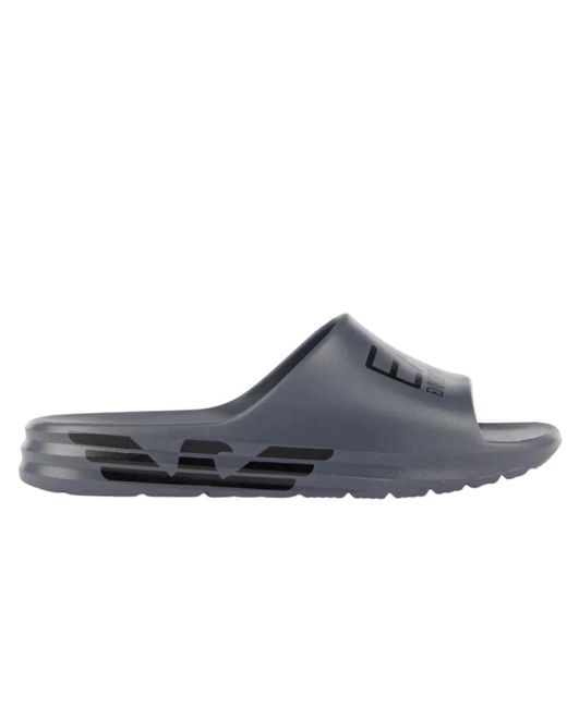Sliders EA7 de hombre de color Gray
