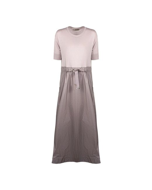 Herno Brown Midi Dresses