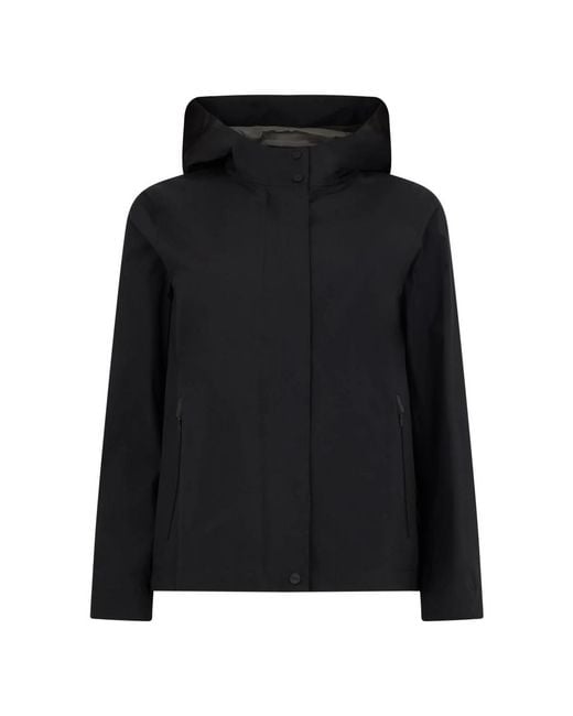 Herno Black Rain Jackets