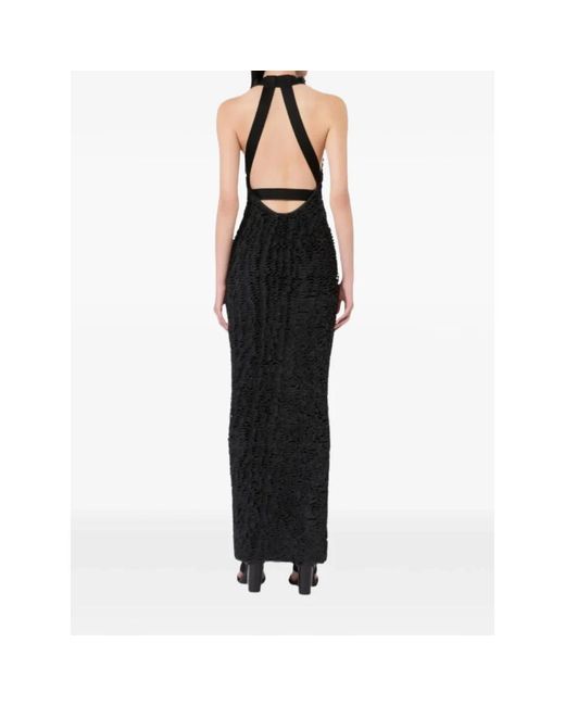 Max Mara Gebreide Jurk in het Black