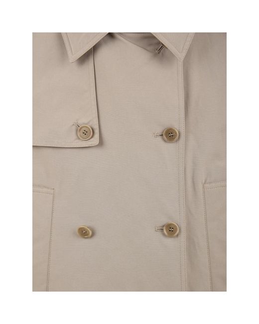 Aspesi Natural Double-Breasted Coats