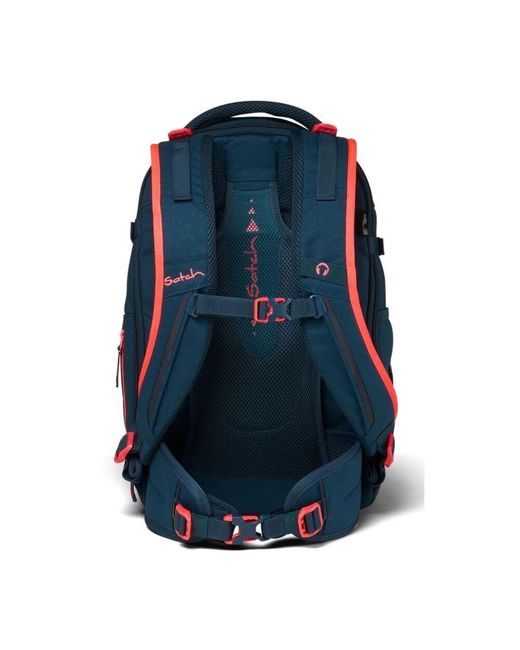 Satch Blue Ergonomischer Eco Rucksack Blau