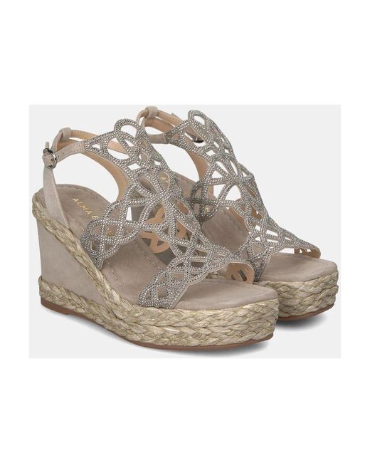 Wedges di Alma En Pena. in Metallic