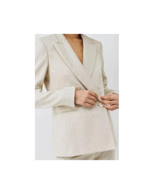 Marella Jacket Gio Crossbody Designs in het Natural