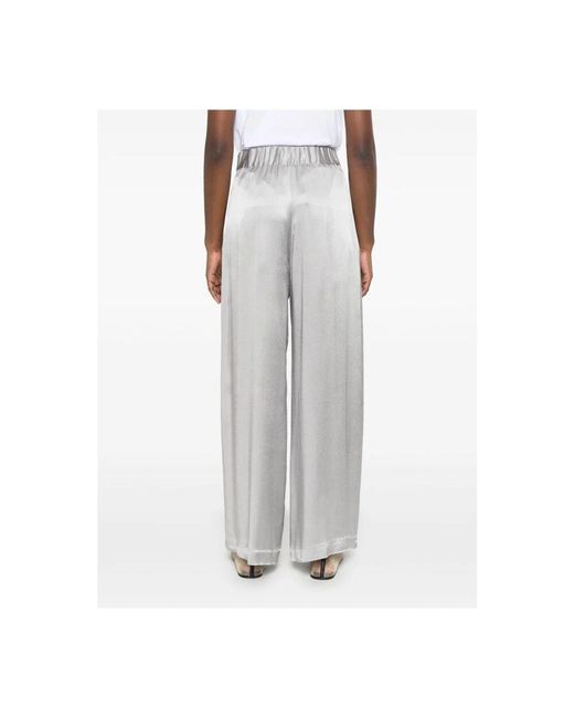 Wide Trousers di Semicouture in Gray