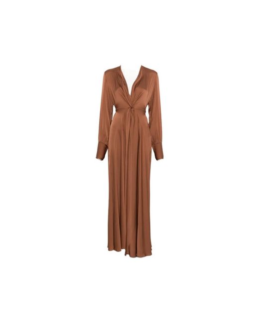 Silk95five Brown Gowns