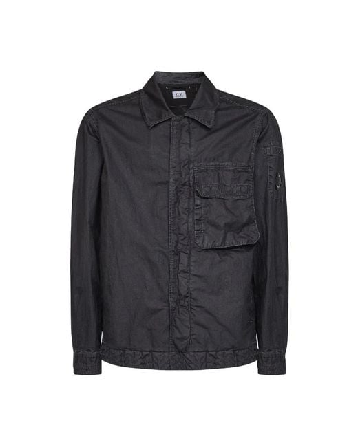 C P Company Black Light Jackets for men