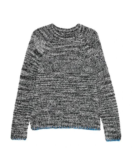 sunflower Gray Round-Neck Knitwear for men