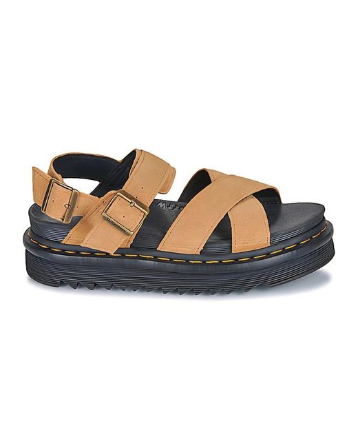 Dr. Martens Blue Flat Sandals