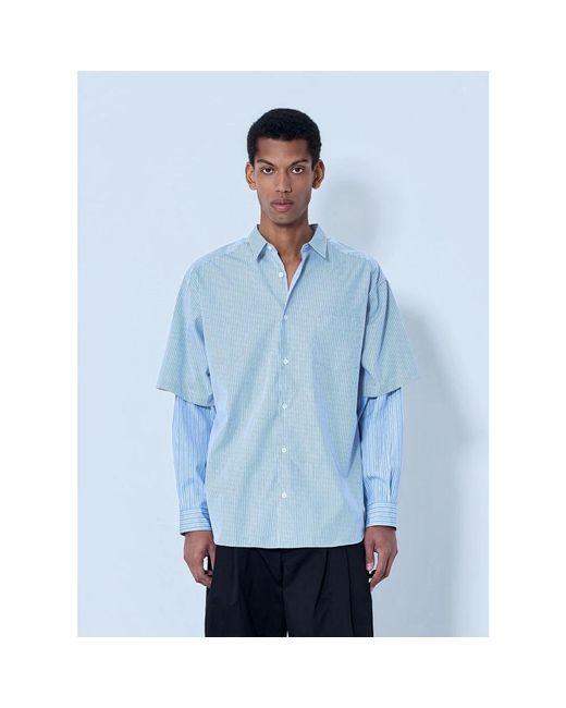 Comme des Garçons Blue Casual Shirts for men
