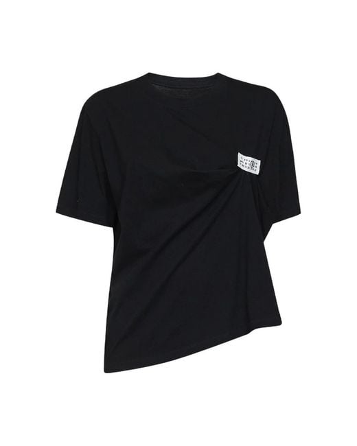 MM6 by Maison Margiela Black T-Shirts