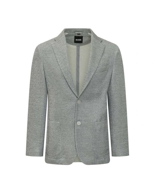 Boss Gray Blazers for men