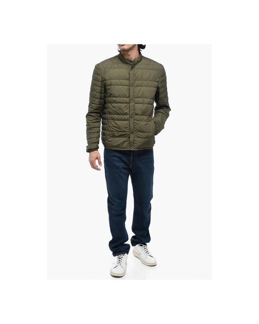 Woolrich Jassen ,Groen ,Polyester Light Quilted Down Jacket in het Green voor heren