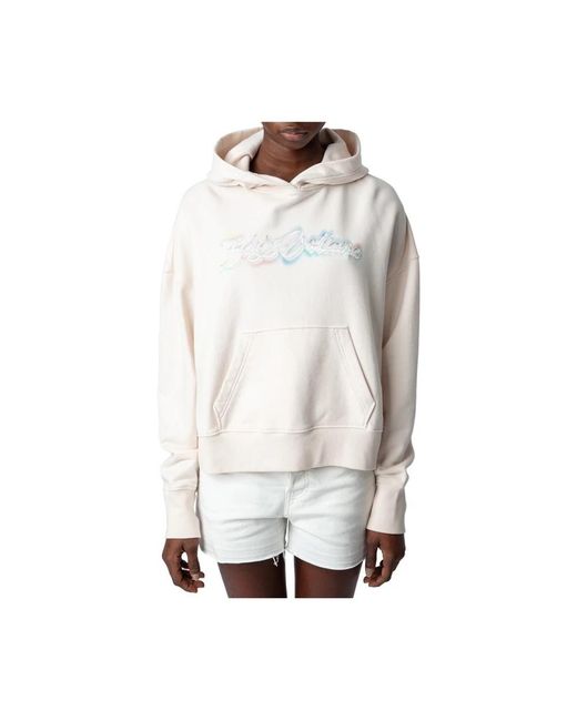 Zadig & Voltaire White Hoodies