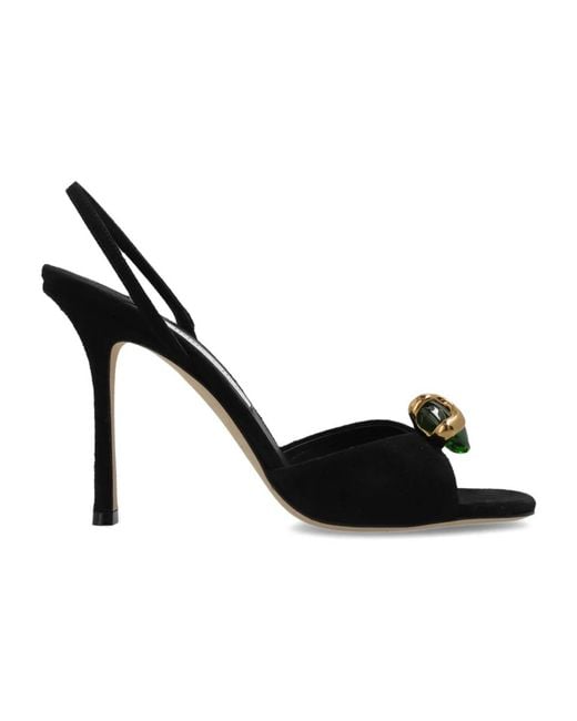 Jimmy Choo Black High Heel Sandals