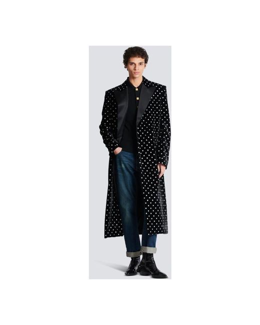 Polo pb in lana con bottoni di Balmain in Black da Uomo