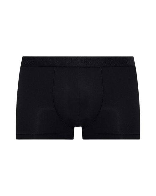 Hanro Ondergoed ,Zwart ,Boxershorts Met Logo in het Black voor heren