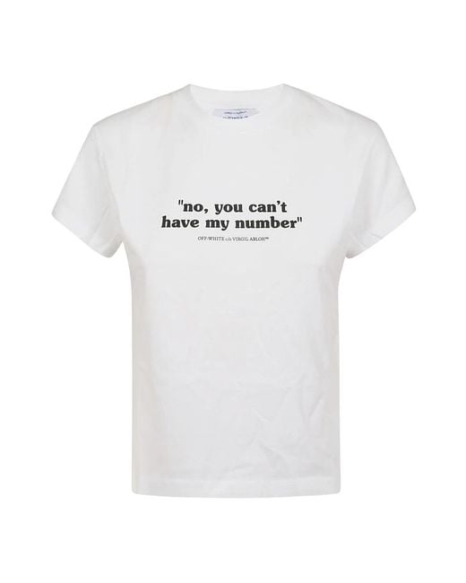 Off-White c/o Virgil Abloh White T-Shirts