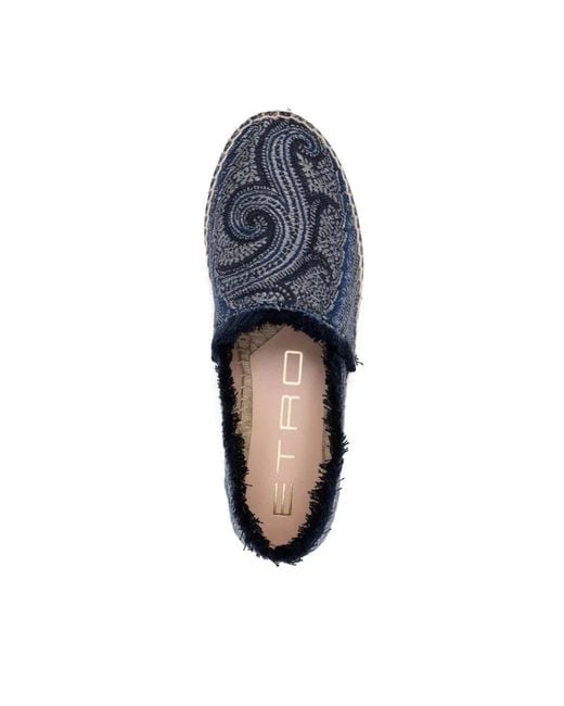 Etro Blue Espadrilles