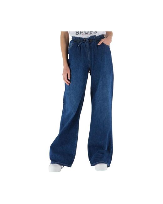 Fracomina Blue Wide Jeans
