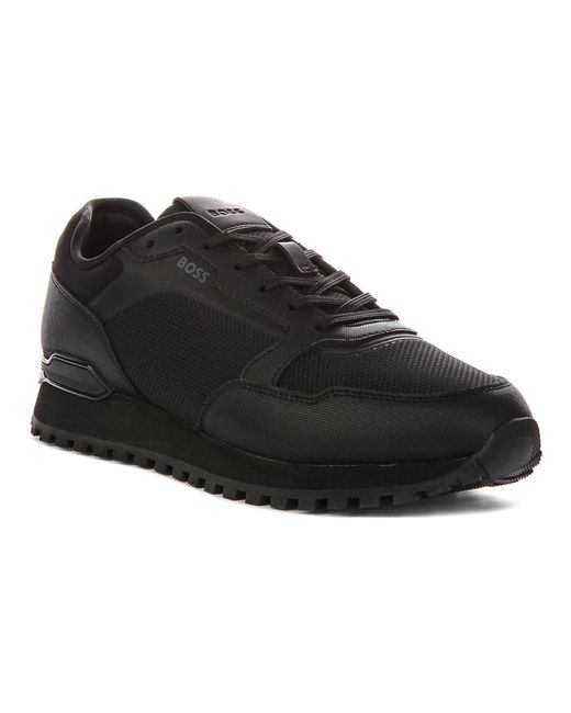 HUGO Black Sneakers for men