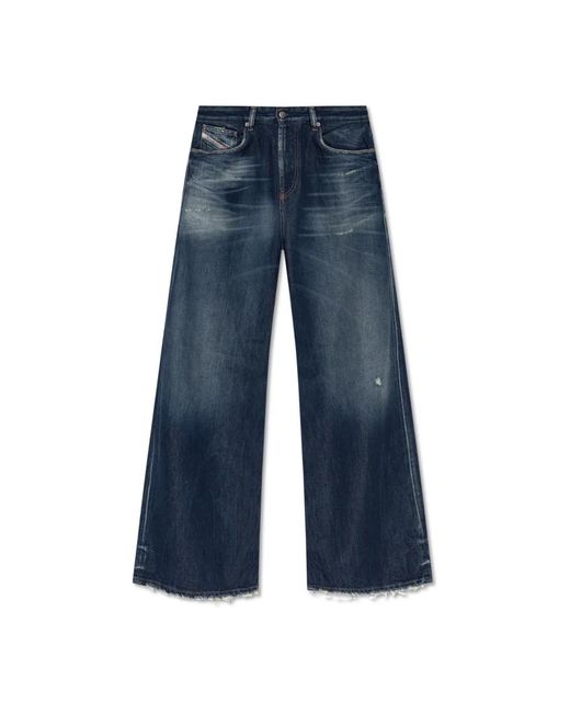 Wide Jeans DIESEL de color Blue
