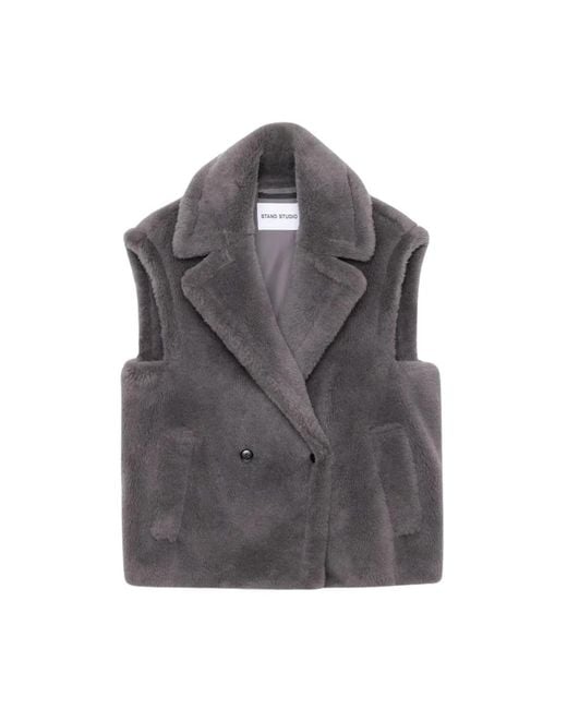 Stand Studio Gray Waistcoats