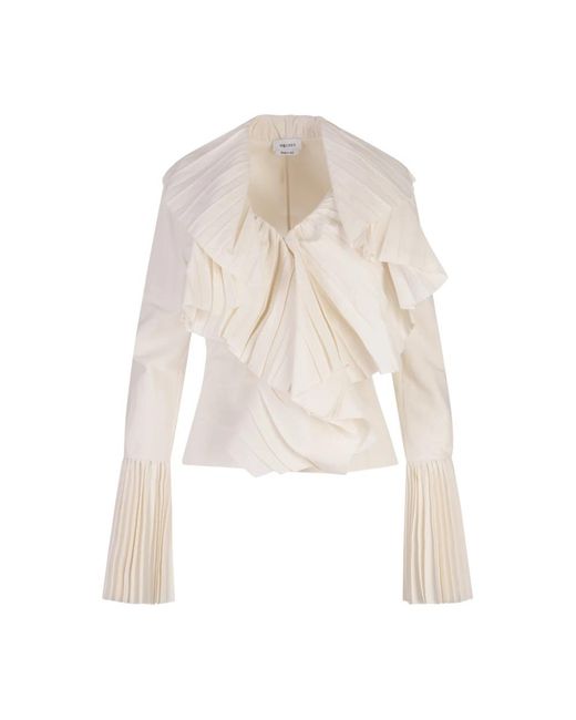 Alexander McQueen Wit Papier Viscose Samenstelling Mode in het White