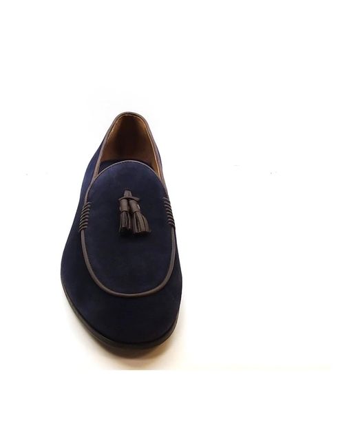 Lottusse Blue Loafers for men