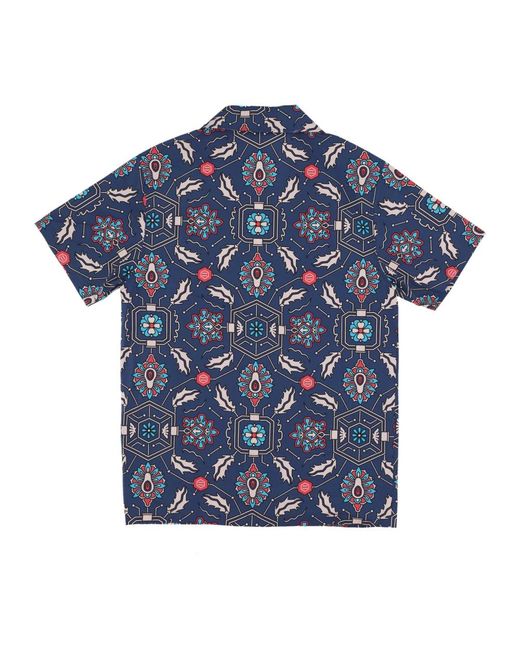 DOLLY NOIRE Blue Short Sleeve Shirts for men