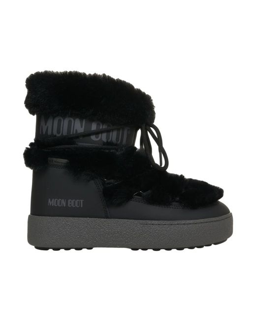 Moon Boot Black Winter Boots