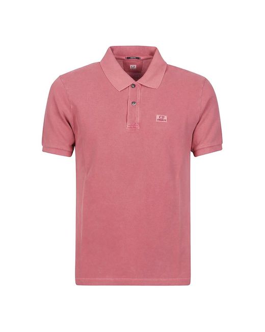 C P Company Pink Polo Shirts for men