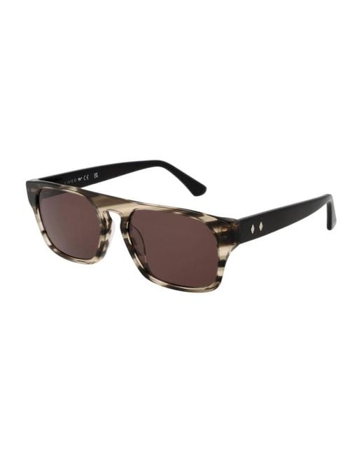 WEB EYEWEAR Brown Sunglasses