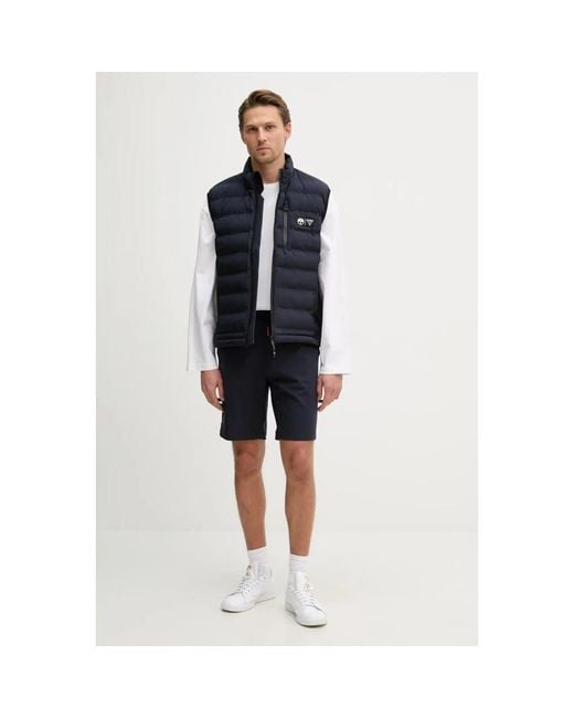 Guess Puffer Vest in het Blue voor heren