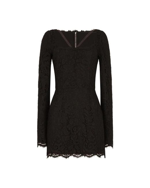 Dolce & Gabbana Black Short Dresses