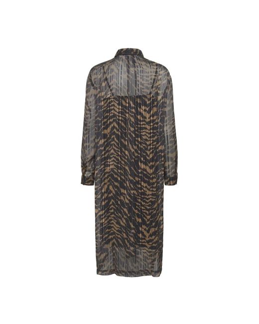 Shirt Dresses Saint Tropez en coloris Gray