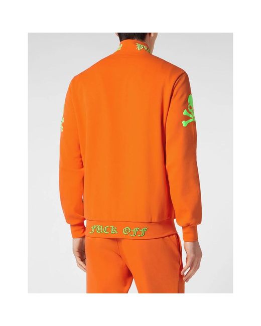 Zip-Throughs Philipp Plein de hombre de color Orange