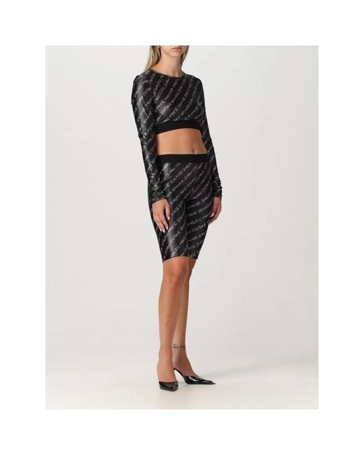 Casual Shorts Versace Jeans Couture de color Black
