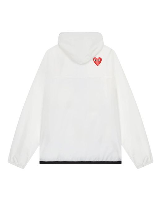 Comme des Garçons White Rain Jackets