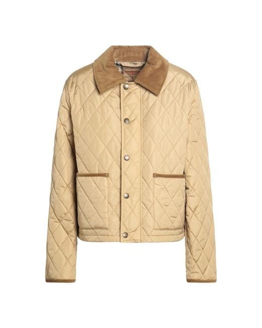 Burberry Gewatteerde Jas in het Natural