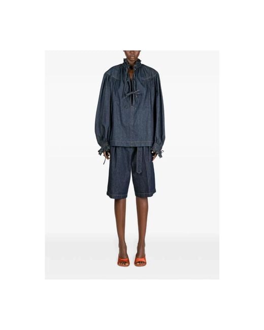 Blouses Dries Van Noten de color Blue