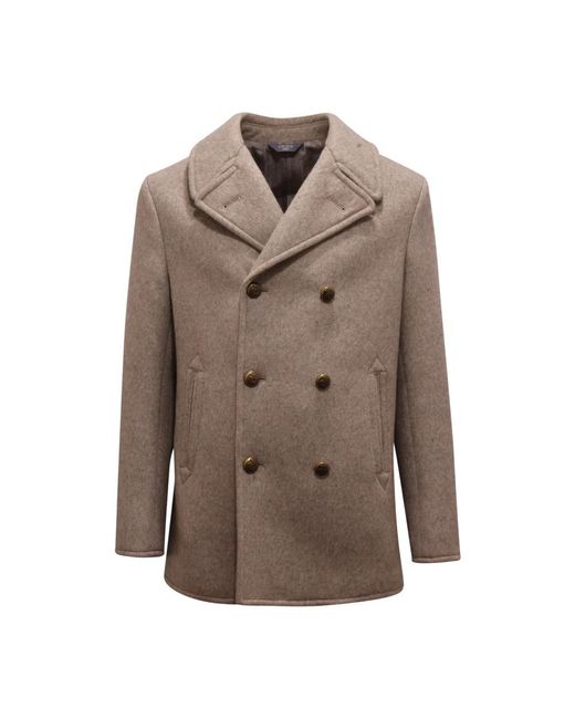 Circolo 1901 Pea Coat in het Brown voor heren