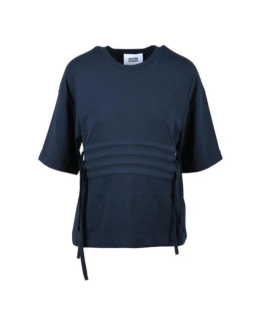 Alpha Studio T-Shirt in het Blue